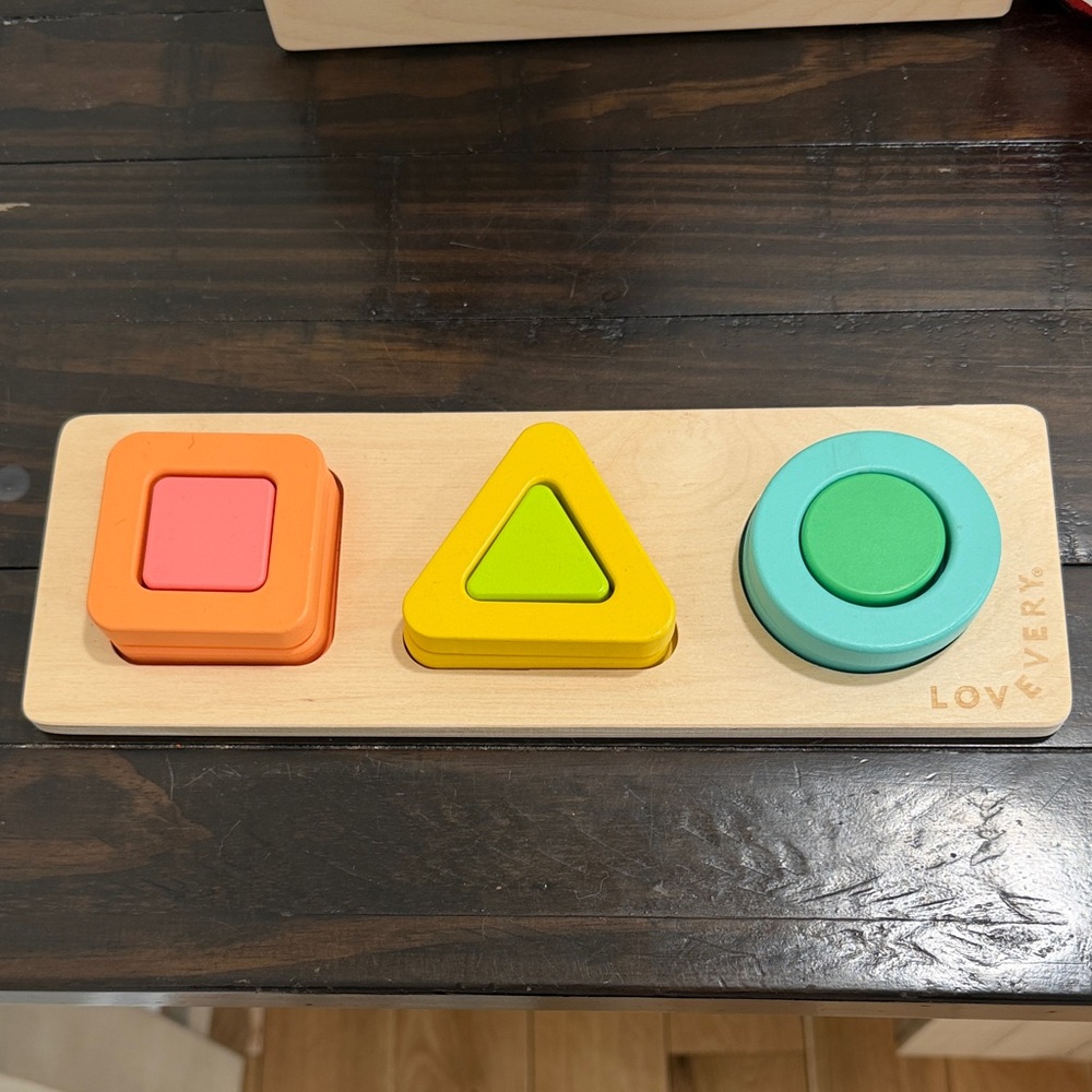 Lovevery Colorful Shape Sorting Toy
